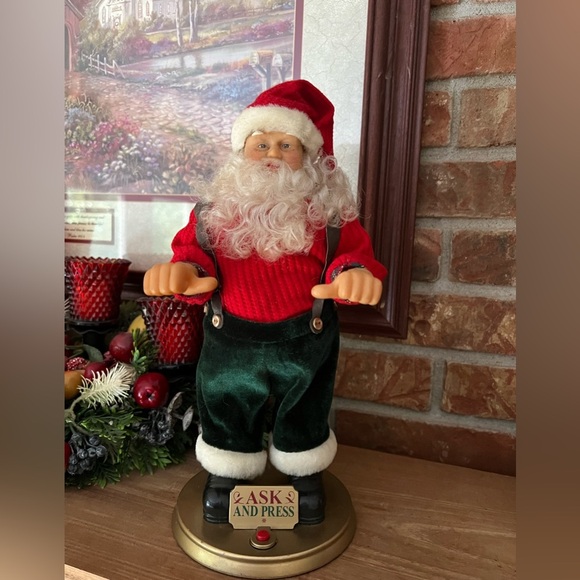 ❤️Rare Vintage Ask and Press animated talking funny Santa Clause - Picture 6 of 6